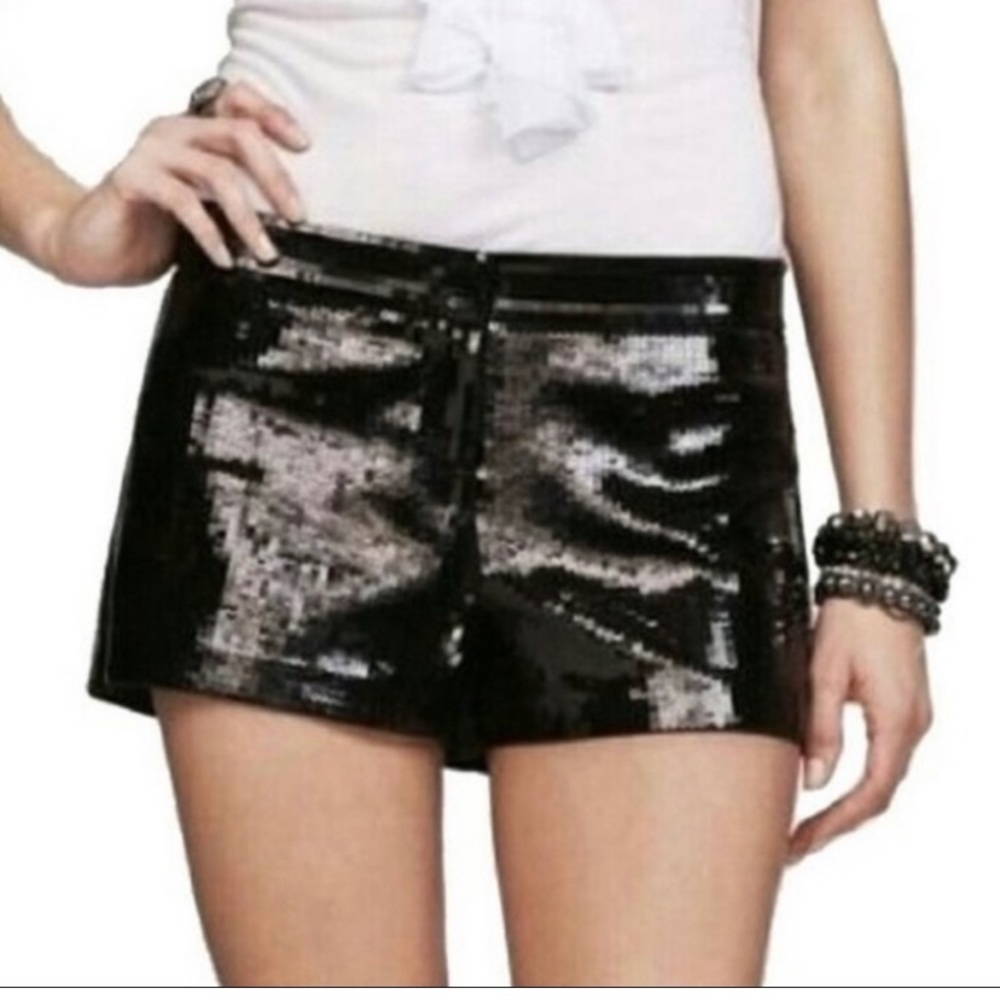 Express Sequin Short Shorts